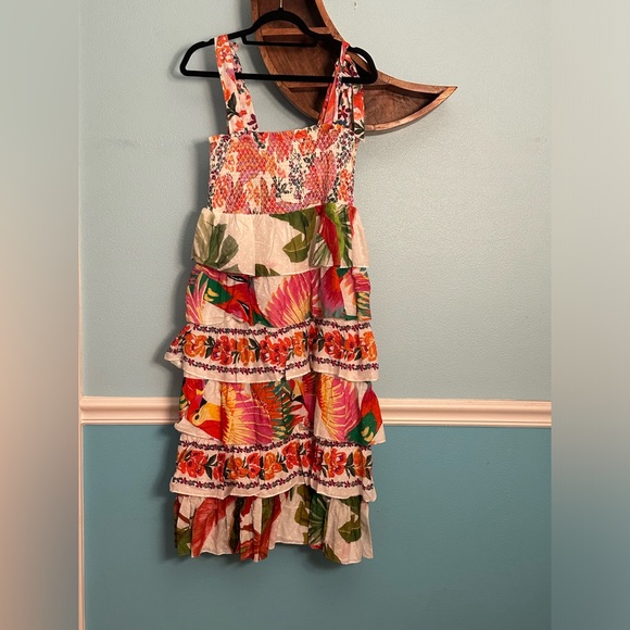 FARM RIO Smocked Dress with Ruffles Style#297704 - Picture 4 of 9